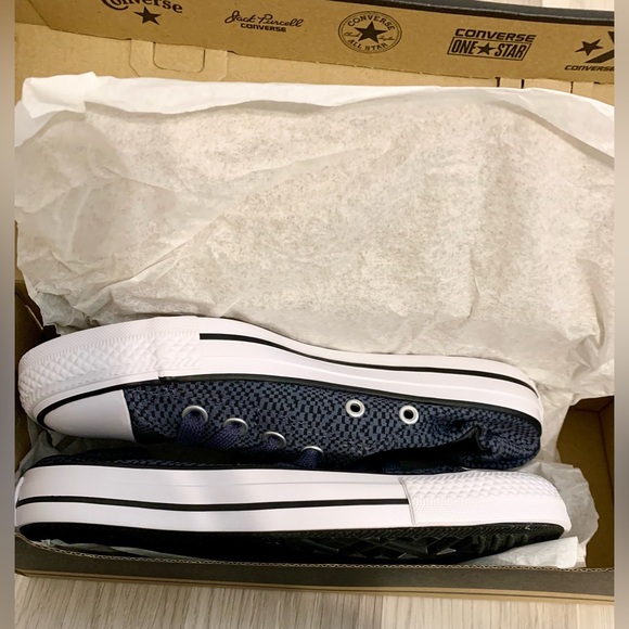 Converse sneakers low top shoreline black blue white 6 7.5 - Picture 5 of 7